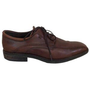 Ecco Vitrus Johannesburg Men's Brown Leather Oxford Dress Shoes